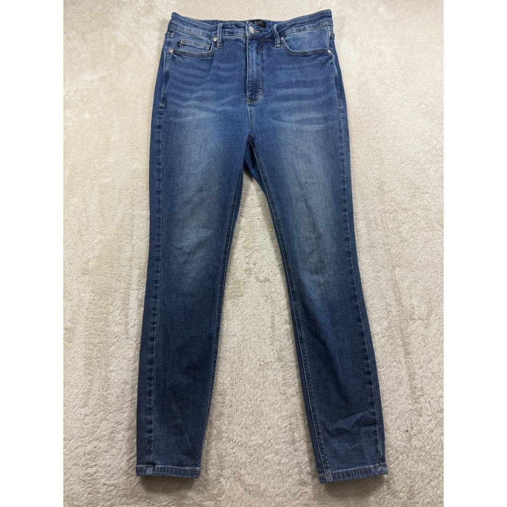 Judy Blue Womens High Rise Skinny Blue Denim Jeans 13/31 Meas: 30x28
